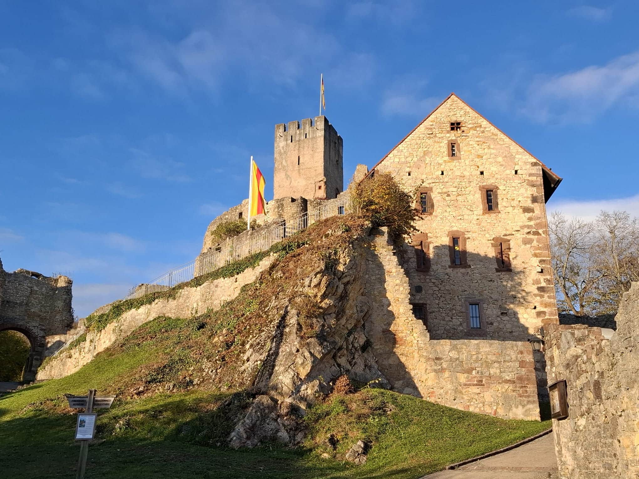 Blick auf die Oberburg