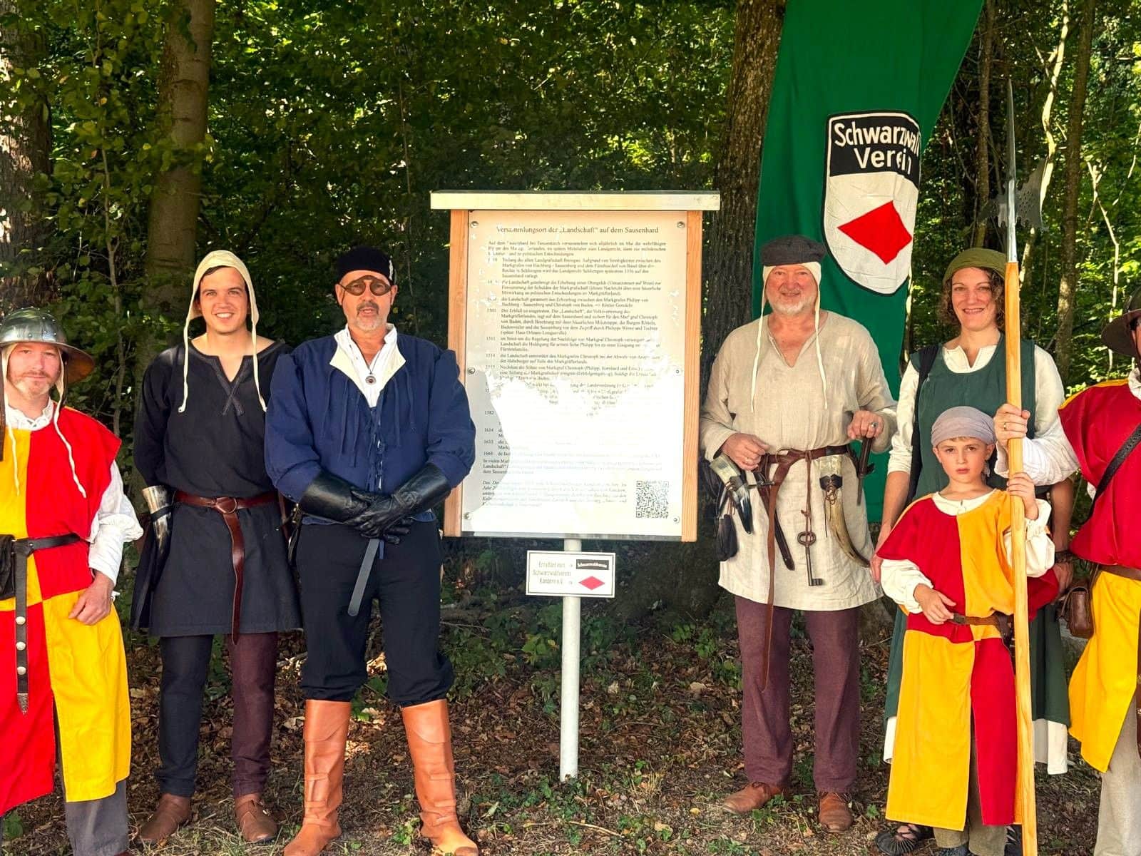 Festakt auf dem Sausenhard