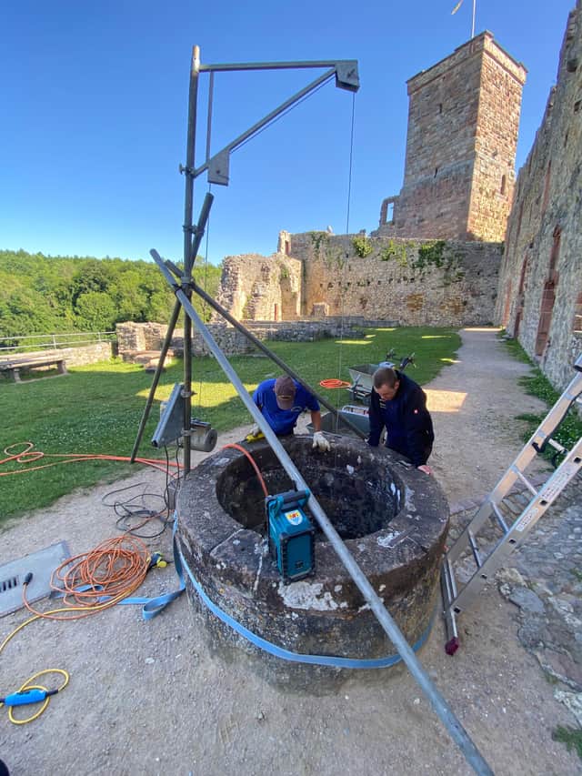 Reinigung der Zisterne