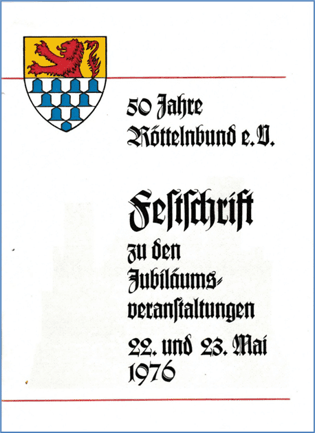 Festschrift zum 50-jährigen Bestehens