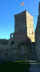 Blick auf den Bergfried